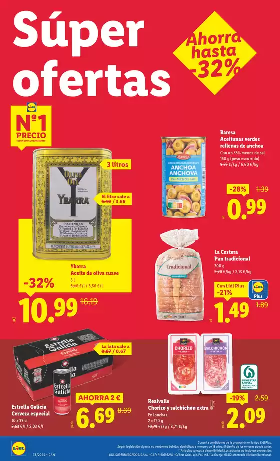 № 1 PRECIO - Ofertas válidas del 11/08 al 17/08