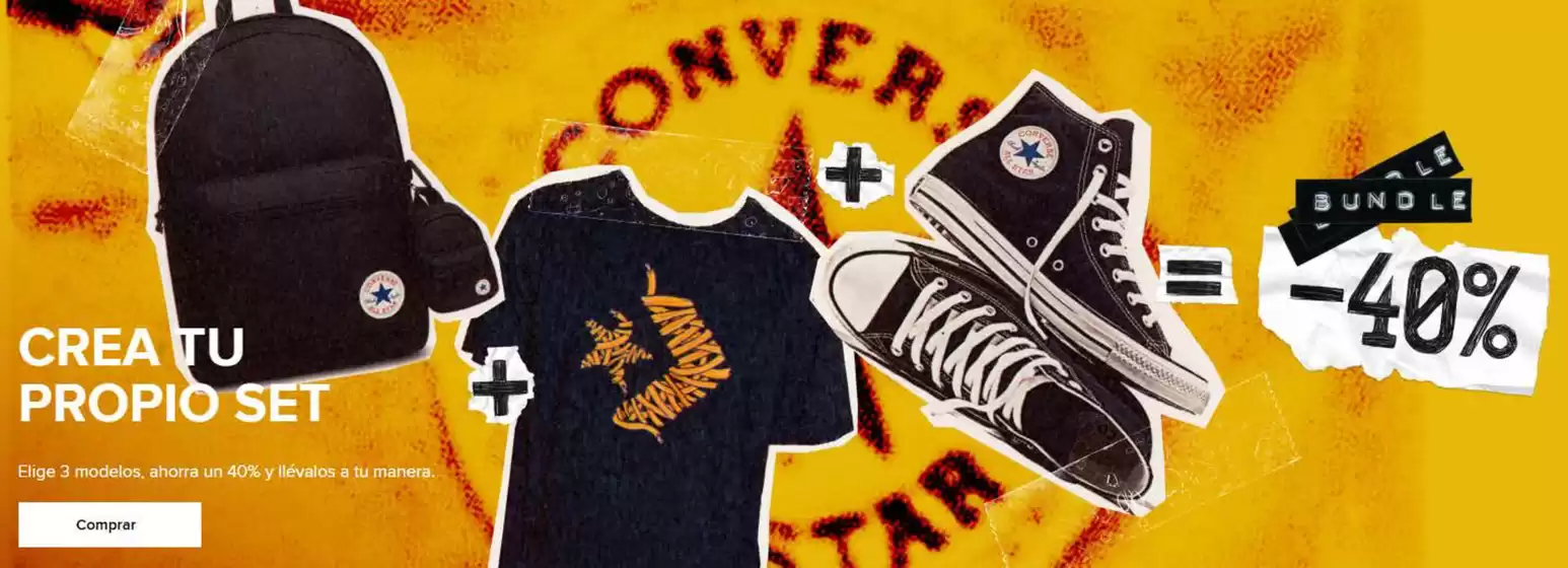 Catálogo Converse en Huesca | Crea tu propio set | 2025-08-05T00:00:00.000Z - 2025-08-17T00:00:00.000Z