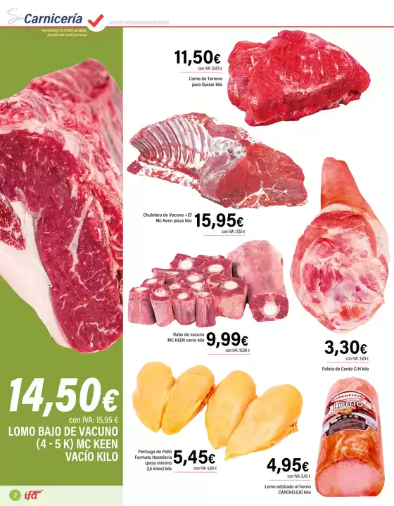Precios válidos del 6 al 19 de agosto