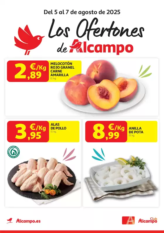 Del 5 al 7 de agosto