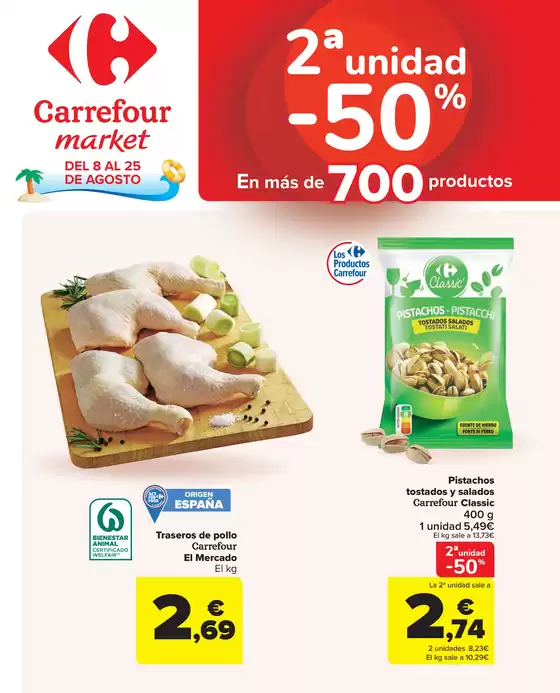 2ªunidad -70% En más de 700productos