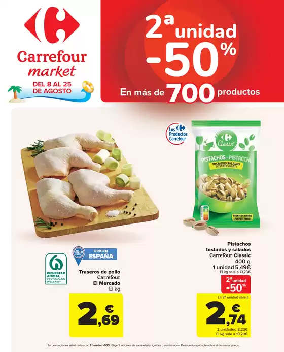 2ªunidad -70% En más de 700 productos