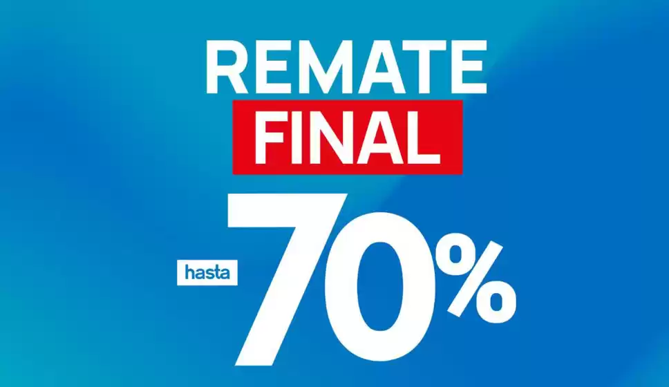 Hasta -70%