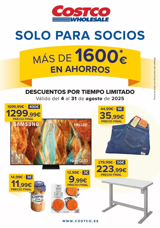 Descuentos por tiempo limitado