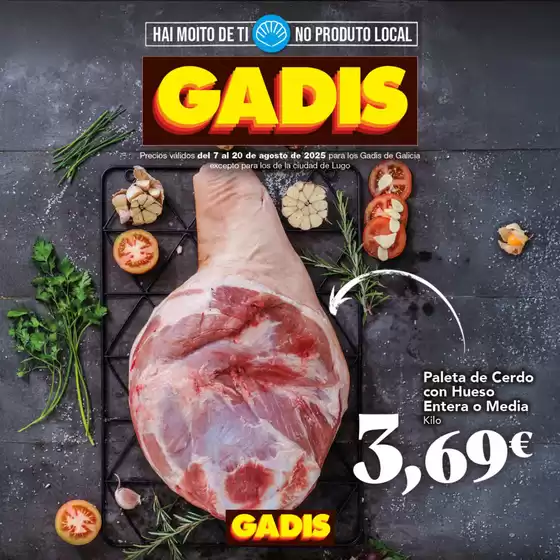 Precios válidos del 7 al 20 de agosto de 2025