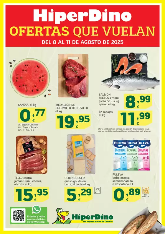 Ofertas que vuelan desde el 8 de agosto