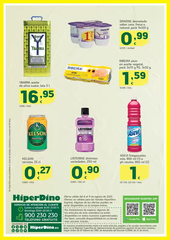 Ofertas que vuelan desde el 8 de agosto