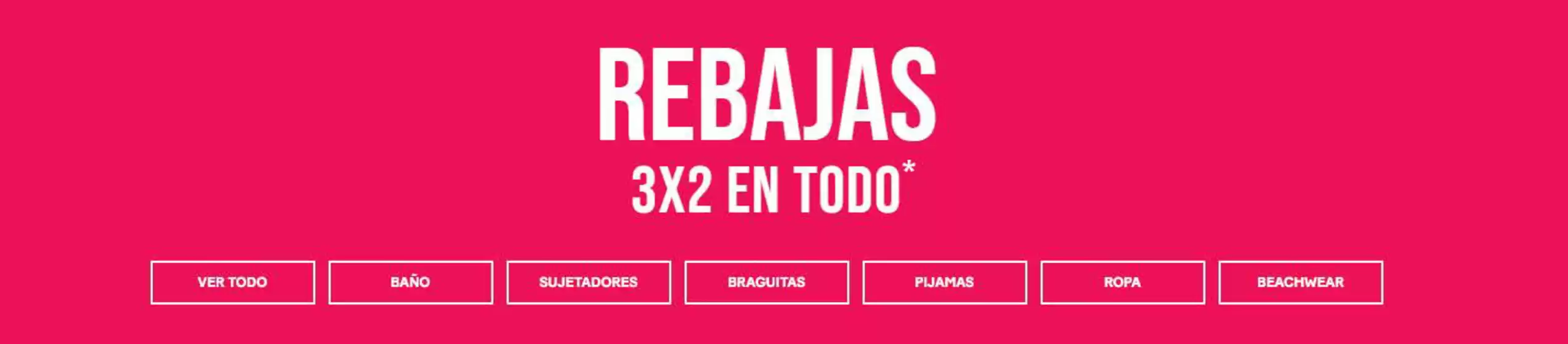 Rebajas 3x2 en Todo