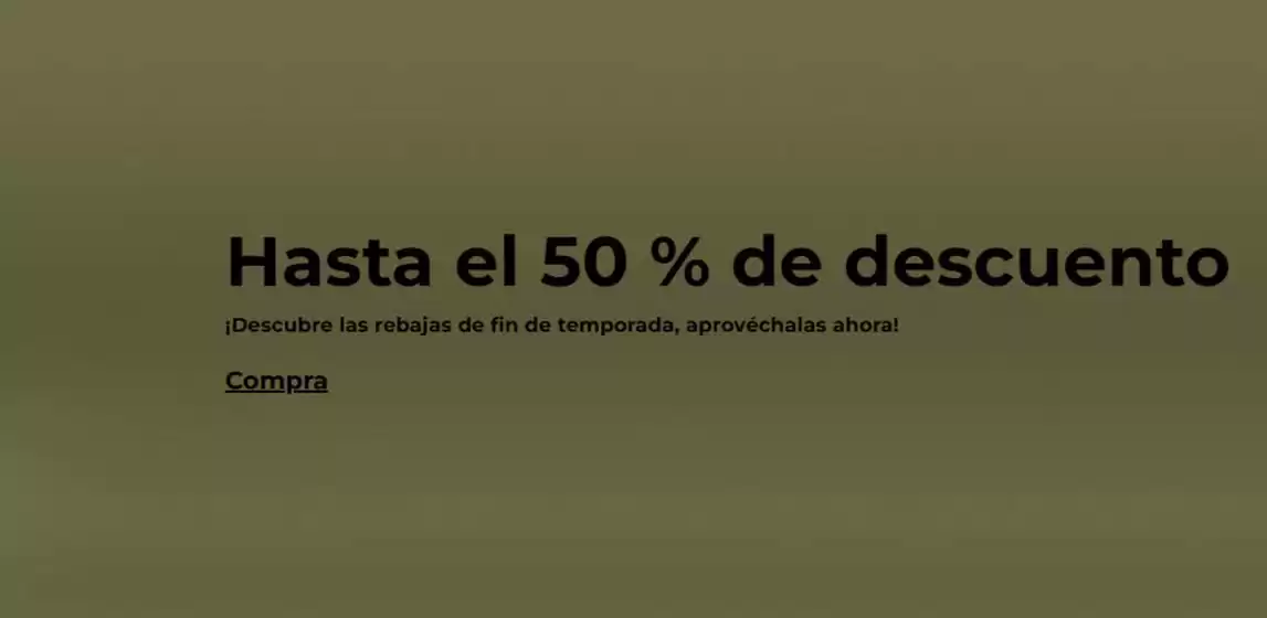 Hasta el 50 % de descuento
