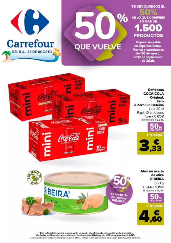 Catálogo Carrefour en Madrid | 2ªUD. AL -50% | 2025-08-08T00:00:00.000Z - 2025-08-25T00:00:00.000Z