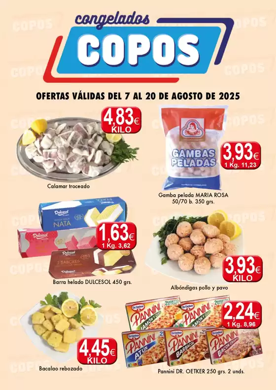 Ofertas válidas del 7 al 20 de agosto de 2025