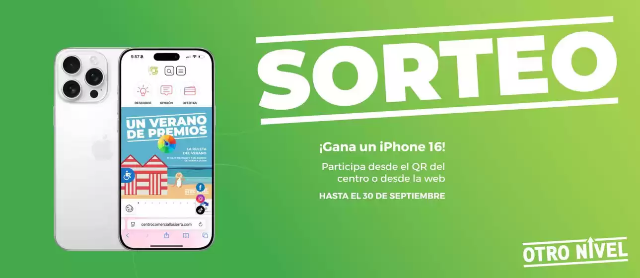 Sorteamos un iPhone 16