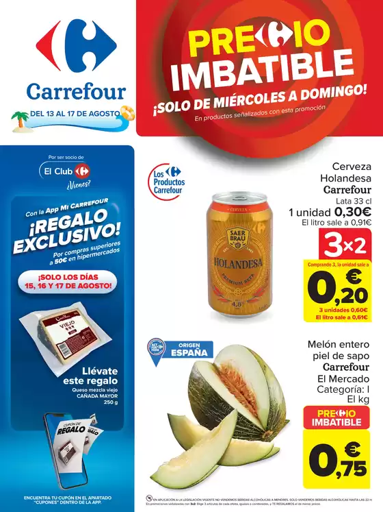 Catálogo Carrefour en Granada | PRECIO IMBATIBLE | 2025-08-13T00:00:00.000Z - 2025-08-17T00:00:00.000Z