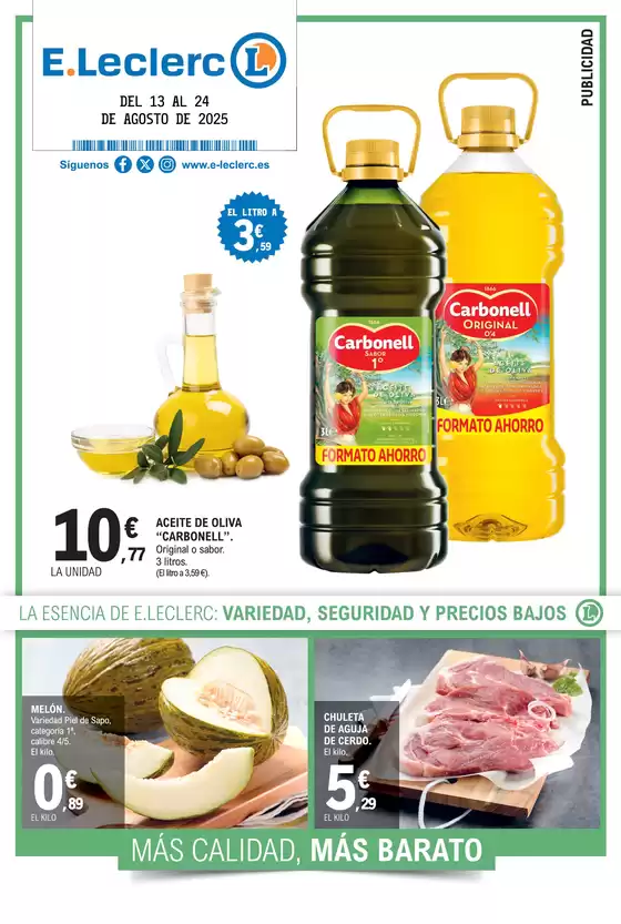 Catálogo E.Leclerc en Torrealta | E.Leclerc del 13 al 24 de agosto | 2025-08-13T00:00:00.000Z - 2025-08-24T00:00:00.000Z