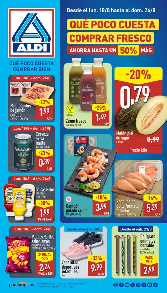 ¡Qué poco cuesta comprar bien!