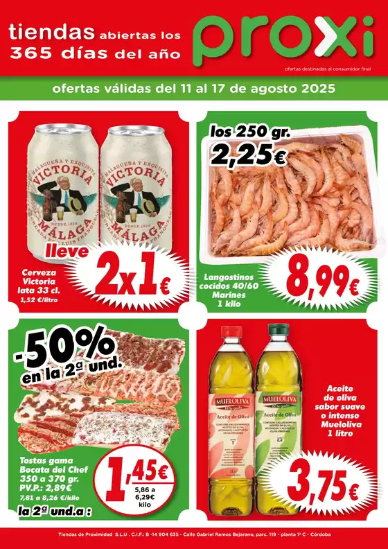 Ofertas válidas del 11 al 17 de agosto 2025