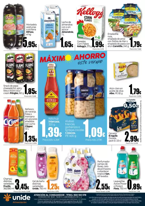 Máximo Ahorro UNIDE Alimentación Canarias