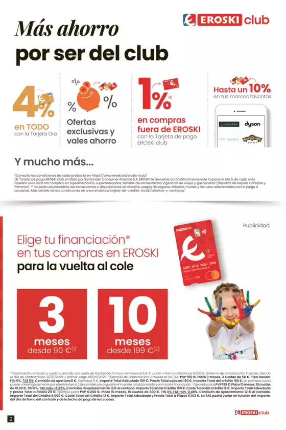 Te regalamos el IVA en textil y calzado infantil 