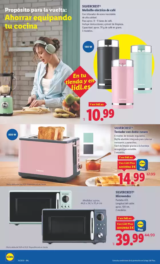 ¡Bazar Lidl! Ofertas válidas del 18/08 al 24/08