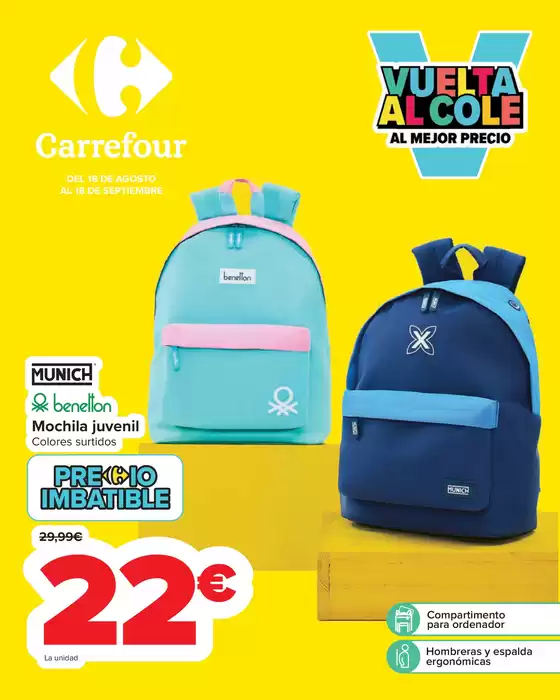 Catálogo Carrefour en Móstoles | Vuelta al cole al mejor precio | 2025-08-18T00:00:00.000Z - 2025-09-18T00:00:00.000Z