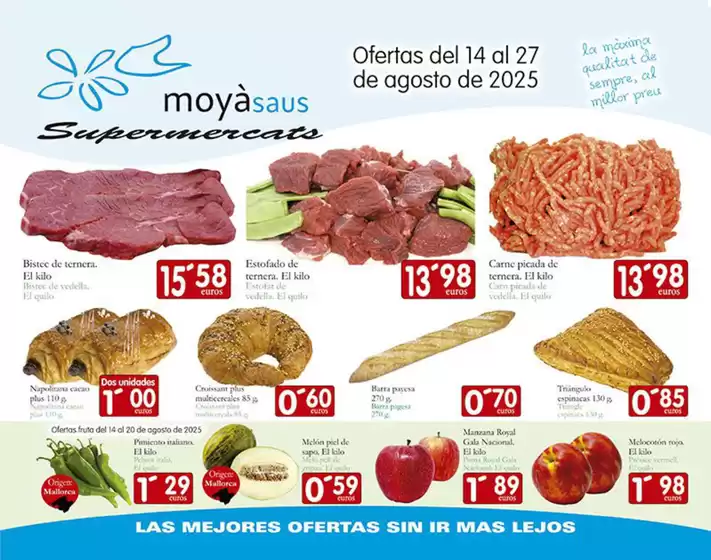 Ofertas del 14 al 27 de agosto de 2025