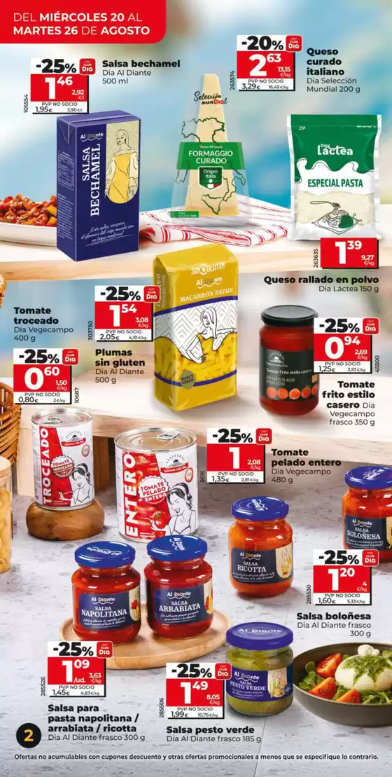 Nueva Calidad Dia del 20/08 al 26/08