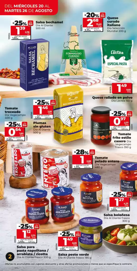 Nueva Calidad Dia del 20/08 al 26/08