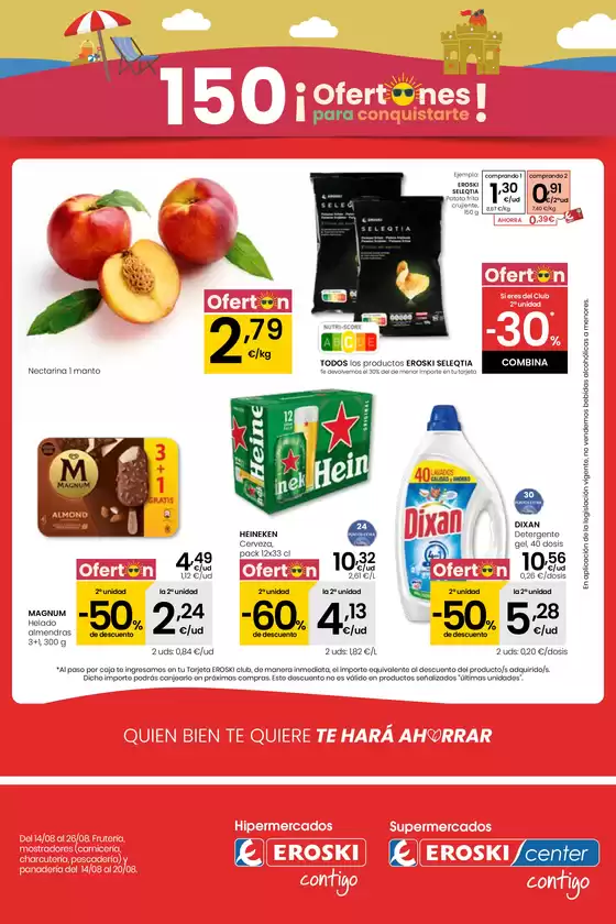 ¡OFERTONES para conquistarte! EROSKI