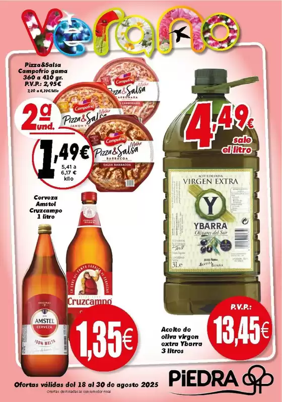 Ofertas válidas del 18 al 30 de agosto 2025