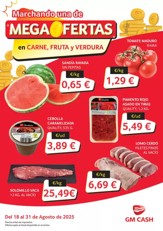 Del 18 al 31 de Agosto de 2025