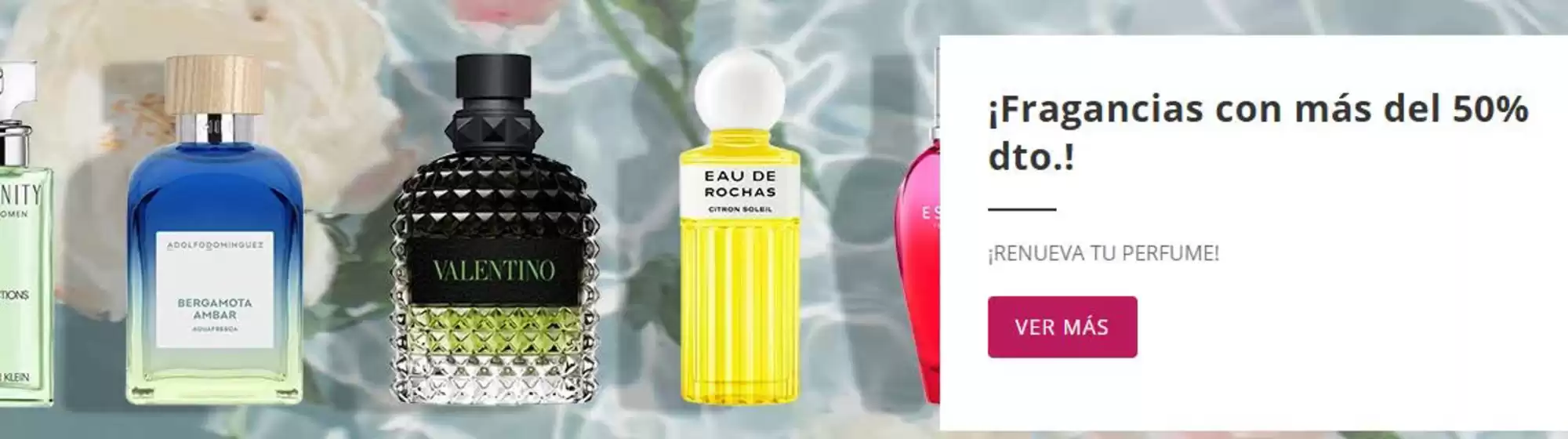 ¡Fragancias con más del 50% dto.!