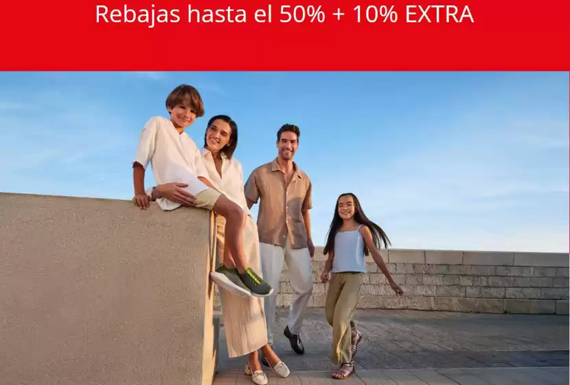 Rebajas hasta el 50% + 10% EXTRA