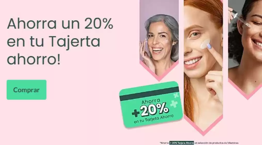 Ahorra un 20% en tu Tajerta ahorro!
