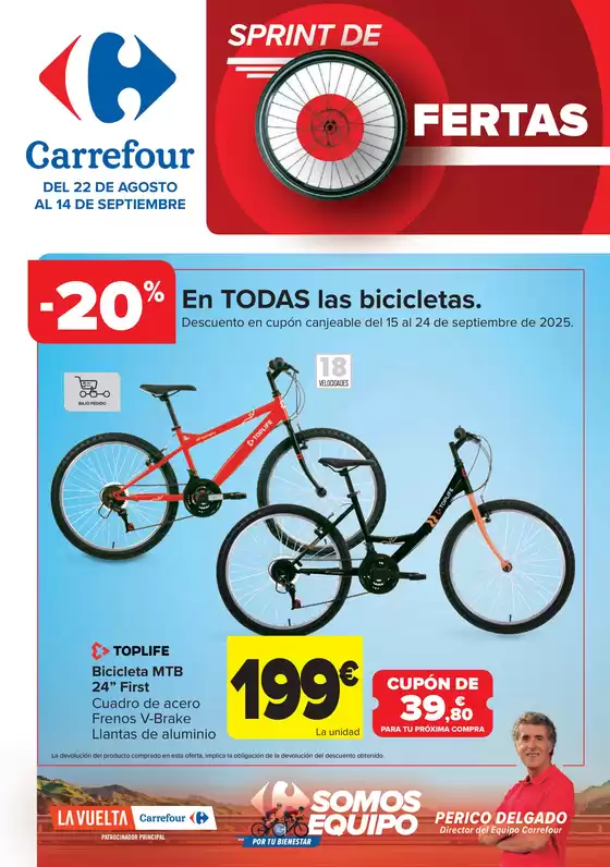 Catálogo Carrefour en Palafrugell | VUELTA CICLISTA | 2025-08-22T00:00:00.000Z - 2025-09-14T00:00:00.000Z