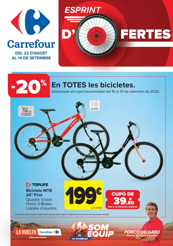 Catálogo Carrefour en Girona | VUELTA CICLISTA | 2025-08-22T00:00:00.000Z - 2025-09-14T00:00:00.000Z