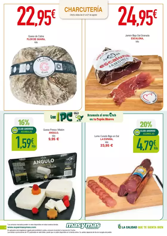 Oferta válida del 21 al 27 de agosto de 2025