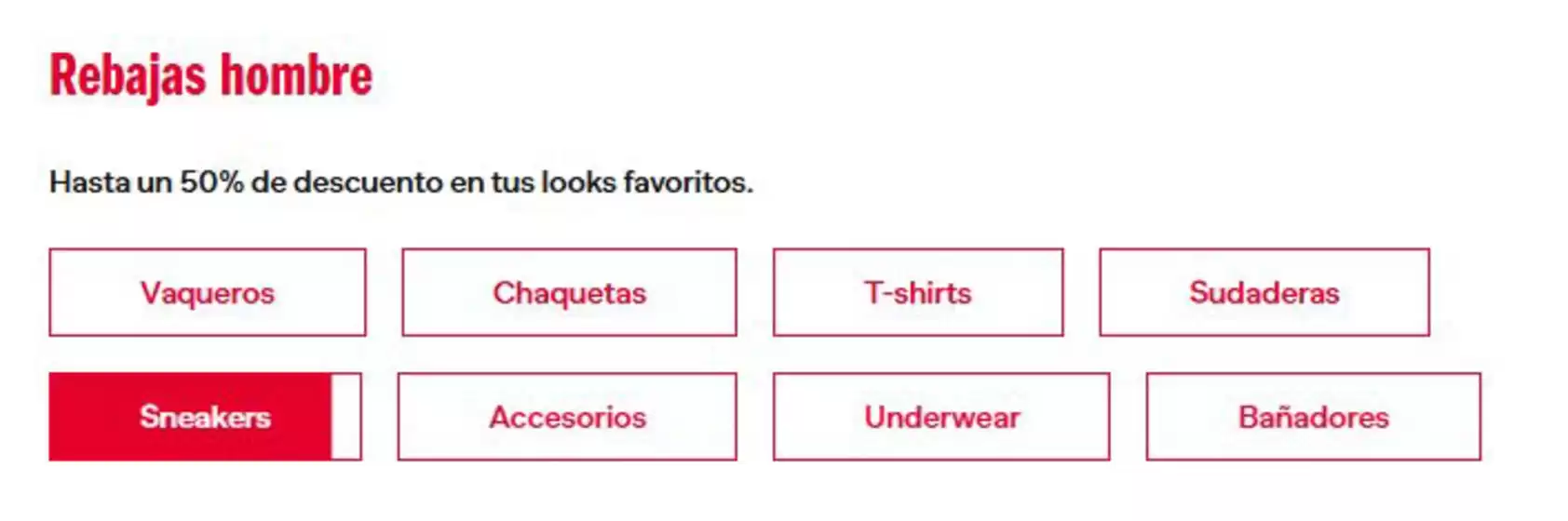 Hasta un 50% 