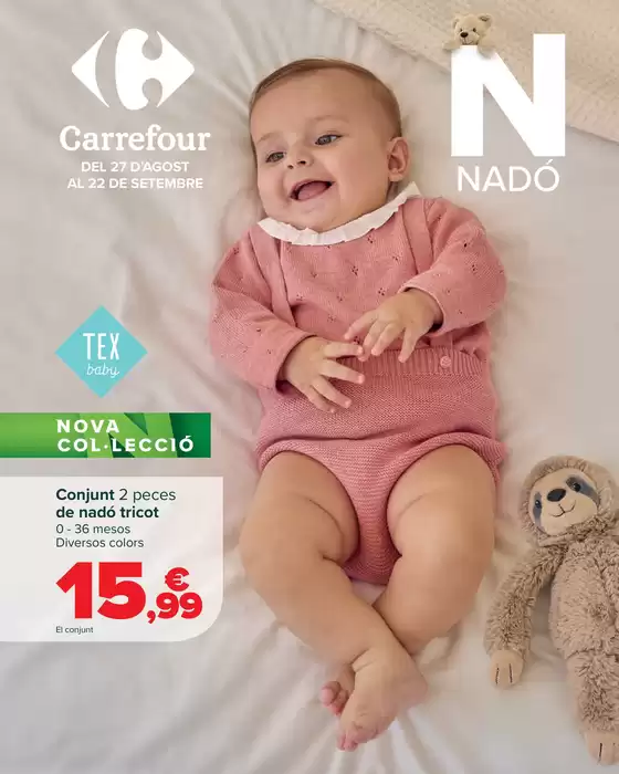 Catálogo Carrefour en Terrassa | BEBE (Pañales, alimentación, sillas, ropa y accesorios) | 2025-08-27T00:00:00.000Z - 2025-09-22T00:00:00.000Z