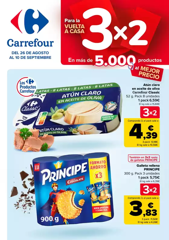 Catálogo Carrefour en Getafe | 3x2 | 2025-08-26T00:00:00.000Z - 2025-09-10T00:00:00.000Z
