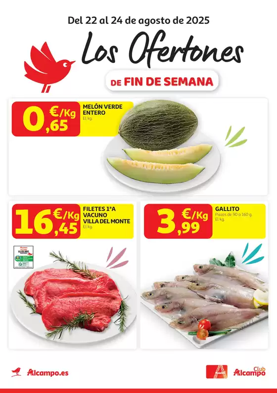 Del 22 al 24 de agosto de 2025
