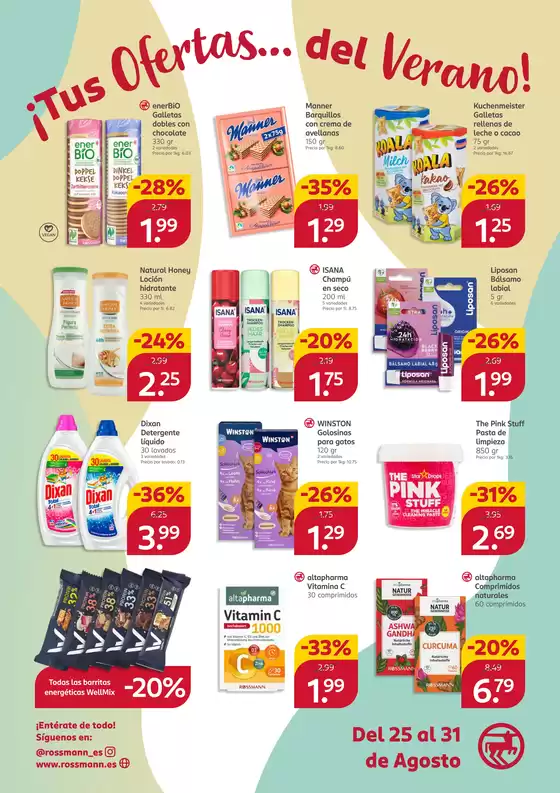 Del 25 al 31 de Agosto