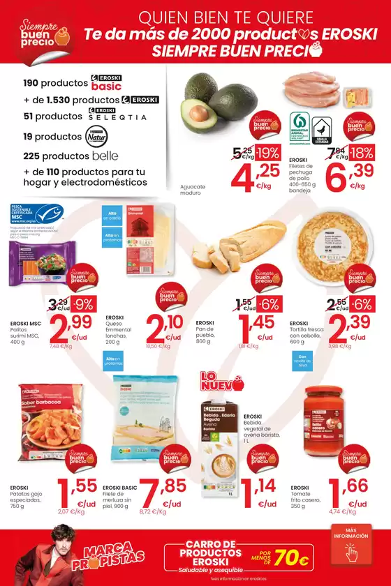 ¡OFERTÓN! 2a unidad -50% EROSKI CITY