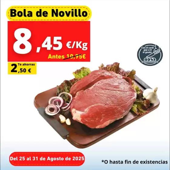 Del 26 al 31 de agosto encuentra productos frescos