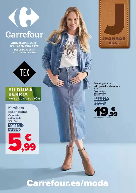 Catálogo Carrefour en Erandio | VAQUEROS-DEPORTE | 2025-08-28T00:00:00.000Z - 2025-09-11T00:00:00.000Z