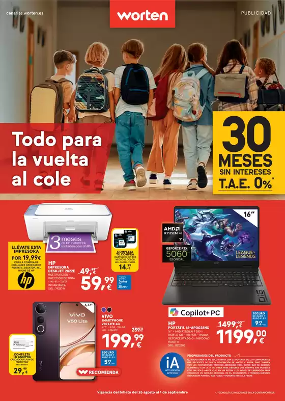 Todo para la vuelta al cole