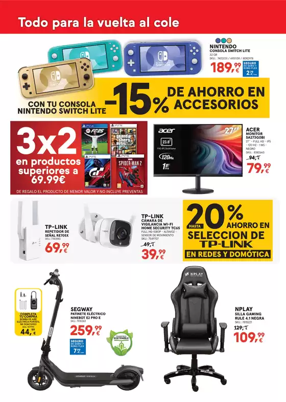 Todo para la vuelta al cole