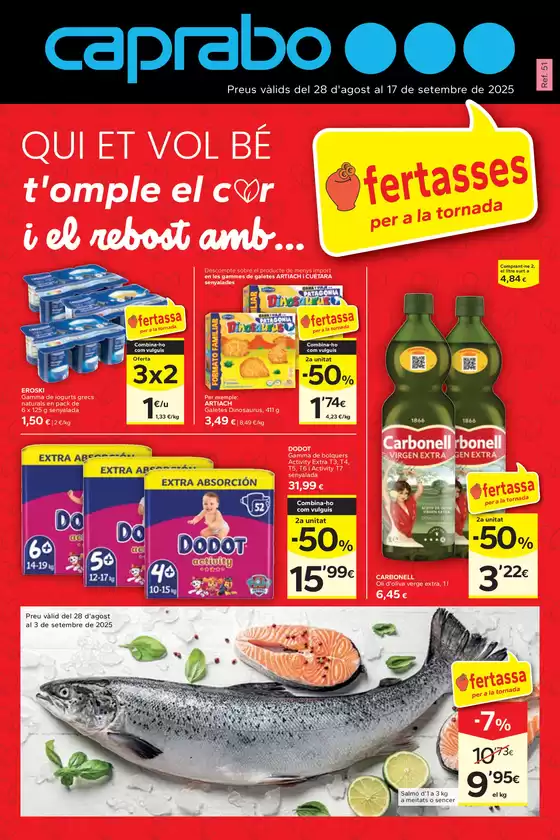 Ofertasses per a la tornada