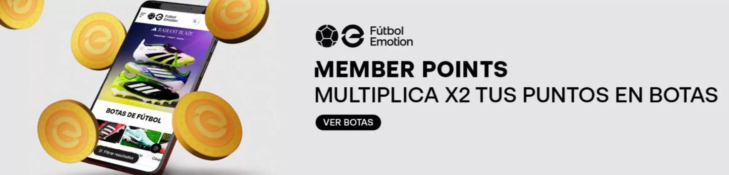 Multiplica x2 tus puntos en compras de botas