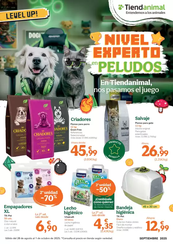 Nivel experto en peludos