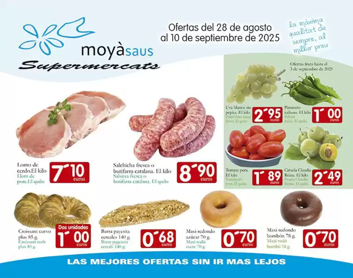 Ofertas del 28 de agosto al 10 de septiembre de 2025